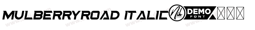 MulberryRoad Italic字体转换